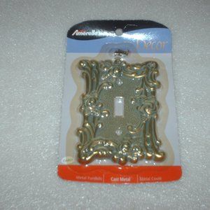 Amerelle Decor cast metal light switch plate - New